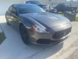 Maserati Quattropor salvage cars for sale: 2017 Maserati Quattroporte S