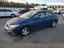 Salvage cars for sale at Windham, ME auction: 2015 Honda Civic LX