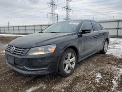 Volkswagen salvage cars for sale: 2013 Volkswagen Passat SE