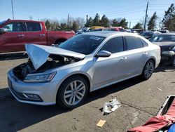 Salvage cars for sale at Denver, CO auction: 2017 Volkswagen Passat SE