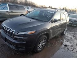 Salvage cars for sale at Chalfont, PA auction: 2016 Jeep Cherokee Latitude