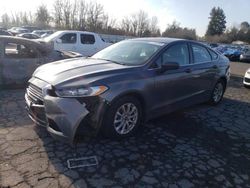 Salvage cars for sale at Portland, OR auction: 2016 Ford Fusion S