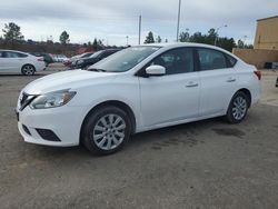 Nissan salvage cars for sale: 2016 Nissan Sentra S