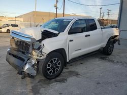 Salvage cars for sale at Sun Valley, CA auction: 2017 Toyota Tundra Double Cab SR