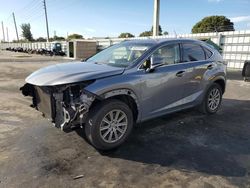 Salvage cars for sale at Miami, FL auction: 2017 Lexus NX 200T Base