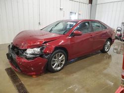 Salvage cars for sale at Franklin, WI auction: 2015 Toyota Camry LE