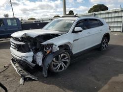 Salvage cars for sale from Copart Miami, FL: 2021 Volkswagen Atlas Cross Sport SEL Premium