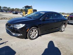 Salvage cars for sale at Dunn, NC auction: 2015 Chrysler 200 Limited