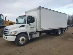 Salvage trucks for sale at New Britain, CT auction: 2017 Hino 258 268