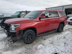 Salvage cars for sale at Wayland, MI auction: 2015 Chevrolet Tahoe Police