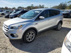 Salvage cars for sale at Riverview, FL auction: 2017 Ford Escape SE