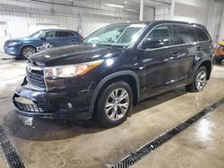 2015 Toyota Highlander LE en venta en York Haven, PA