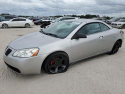 Salvage cars for sale at West Palm Beach, FL auction: 2007 Pontiac G6 GT