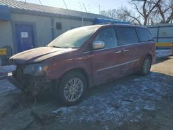 Salvage cars for sale at Wichita, KS auction: 2014 Chrysler Town & Country Touring L