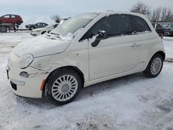 Fiat salvage cars for sale: 2012 Fiat 500 Lounge