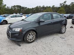 Chevrolet salvage cars for sale: 2017 Chevrolet Sonic LT