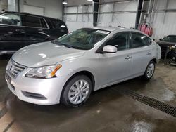 Salvage cars for sale at Ham Lake, MN auction: 2015 Nissan Sentra S