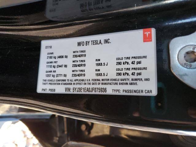 2018 Tesla Model 3