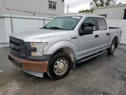 Salvage cars for sale from Copart Opa Locka, FL: 2017 Ford F150 Supercrew