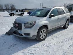 Salvage cars for sale at Barberton, OH auction: 2015 GMC Acadia SLE