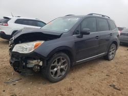 Salvage cars for sale at San Antonio, TX auction: 2015 Subaru Forester 2.5I Touring