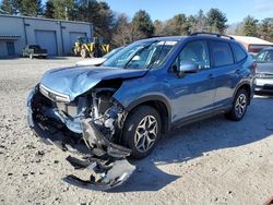 Salvage cars for sale at Mendon, MA auction: 2020 Subaru Forester Premium