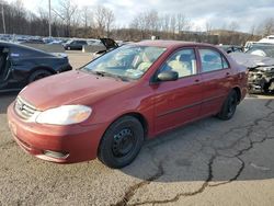 Toyota salvage cars for sale: 2004 Toyota Corolla CE