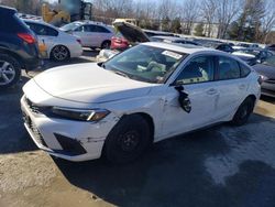 Salvage cars for sale at North Billerica, MA auction: 2022 Honda Civic EXL