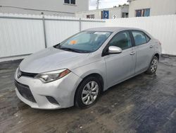 Vehiculos salvage en venta de Copart Opa Locka, FL: 2015 Toyota Corolla L