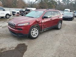 Salvage cars for sale at Greenwell Springs, LA auction: 2017 Jeep Cherokee Sport