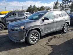 Salvage cars for sale at Denver, CO auction: 2019 Jeep Cherokee Latitude Plus