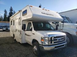 Salvage trucks for sale at Graham, WA auction: 2014 Thmc 2014 Ford Econoline E350 Super Duty Cutaway Van