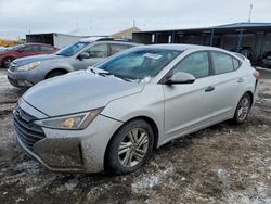 Salvage cars for sale at Brighton, CO auction: 2019 Hyundai Elantra SEL