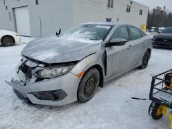 Salvage cars for sale at Cookstown, ON auction: 2017 Honda Civic EX