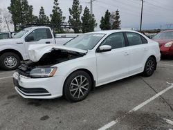 Salvage cars for sale at Rancho Cucamonga, CA auction: 2017 Volkswagen Jetta SE