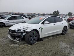 Salvage cars for sale at auction: 2021 Tesla Model 3