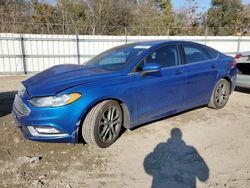 Salvage cars for sale at Hampton, VA auction: 2017 Ford Fusion SE