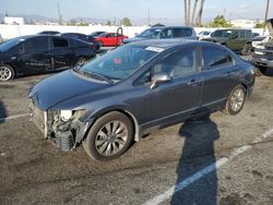 Salvage cars for sale at Van Nuys, CA auction: 2009 Honda Civic EXL