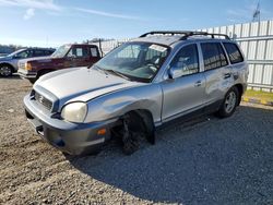 Salvage cars for sale at Anderson, CA auction: 2002 Hyundai Santa FE GLS