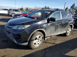 Salvage cars for sale at Denver, CO auction: 2013 Toyota Rav4 LE