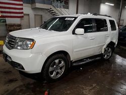 Salvage cars for sale at New Britain, CT auction: 2013 Honda Pilot EXL