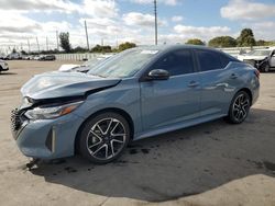 Salvage vehicles for parts for sale at auction: 2024 Nissan Sentra SR