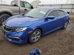 Salvage cars for sale at Elgin, IL auction: 2020 Honda Civic LX