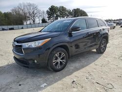 Salvage cars for sale at Loganville, GA auction: 2016 Toyota Highlander XLE