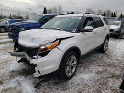 Salvage cars for sale at Bowmanville, ON auction: 2015 Ford Explorer Limited