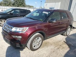 Ford salvage cars for sale: 2018 Ford Explorer XLT