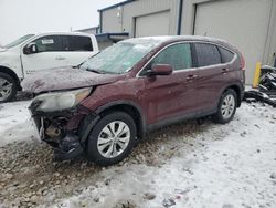 Salvage cars for sale at Wayland, MI auction: 2012 Honda CR-V EXL