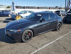 Salvage cars for sale at Van Nuys, CA auction: 2023 Alfa Romeo Giulia TI