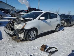 Salvage cars for sale at Pekin, IL auction: 2009 Pontiac Vibe