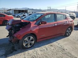 Salvage cars for sale at Sun Valley, CA auction: 2018 Nissan Leaf S